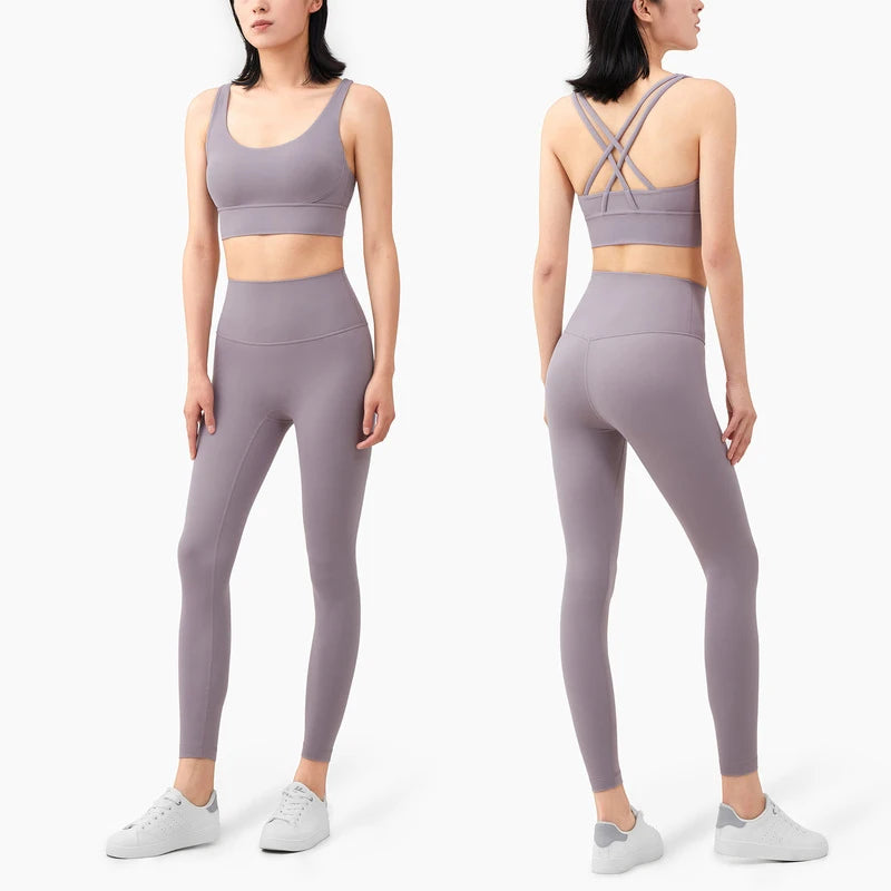 Hot Sale Fitness Female Full Length Leggings 19 Colors Running Pants Comfortable And Formfitting Yoga Pants