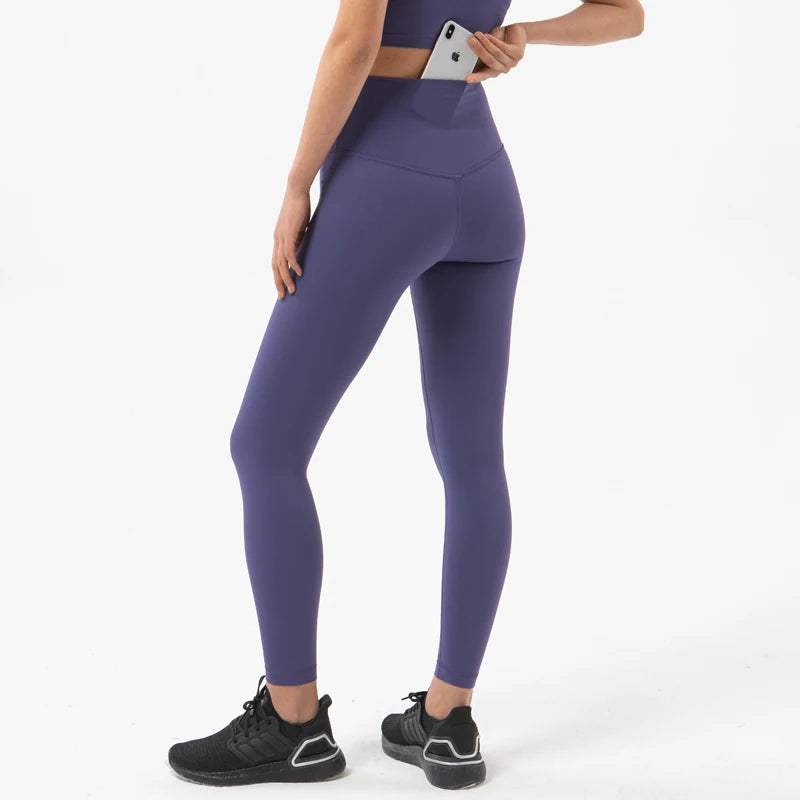 Yoga Pants Gym Leggings High Waist Elastic Breathable