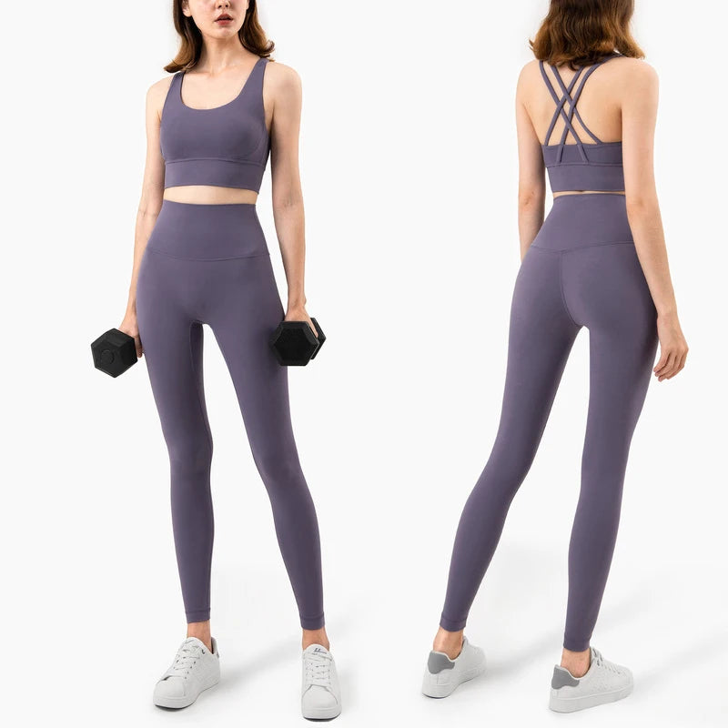 Hot Sale Fitness Female Full Length Leggings 19 Colors Running Pants Comfortable And Formfitting Yoga Pants