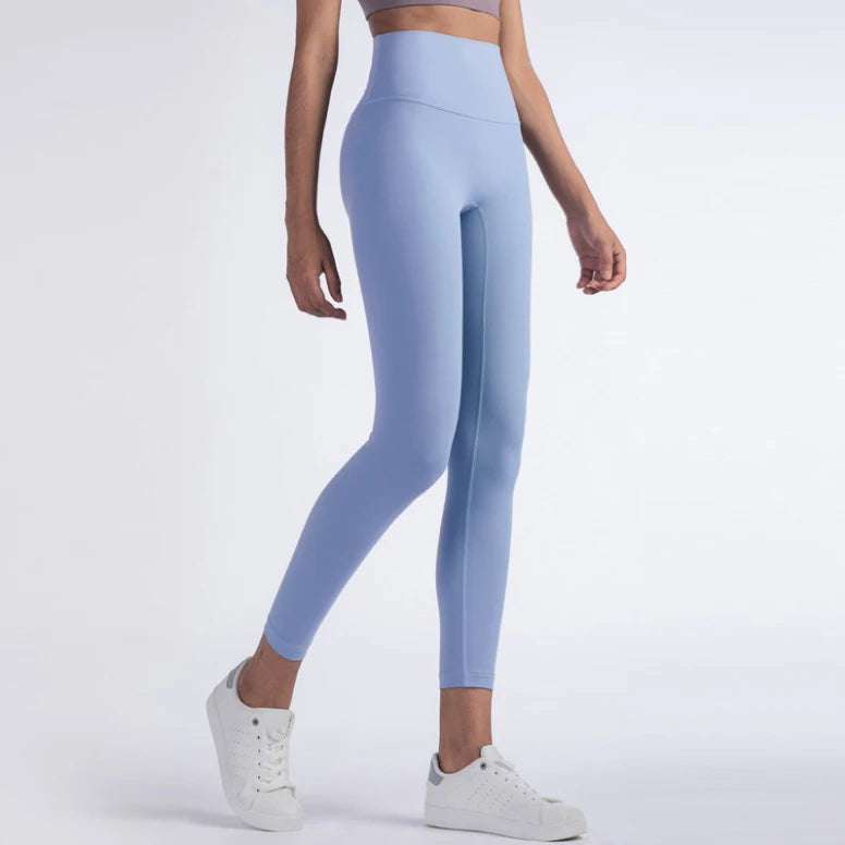 Hot Sale Fitness Female Full Length Leggings 19 Colors Running Pants Comfortable And Formfitting Yoga Pants