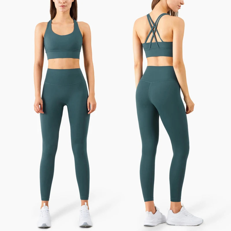 Hot Sale Fitness Female Full Length Leggings 19 Colors Running Pants Comfortable And Formfitting Yoga Pants