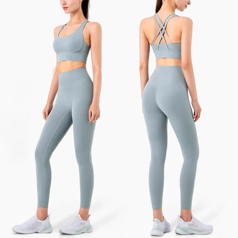 Hot Sale Fitness Female Full Length Leggings 19 Colors Running Pants Comfortable And Formfitting Yoga Pants