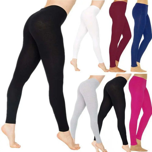 Solid Color Elastic High Waist Slim Leggings Yoga s Leggings Hip Training Pants