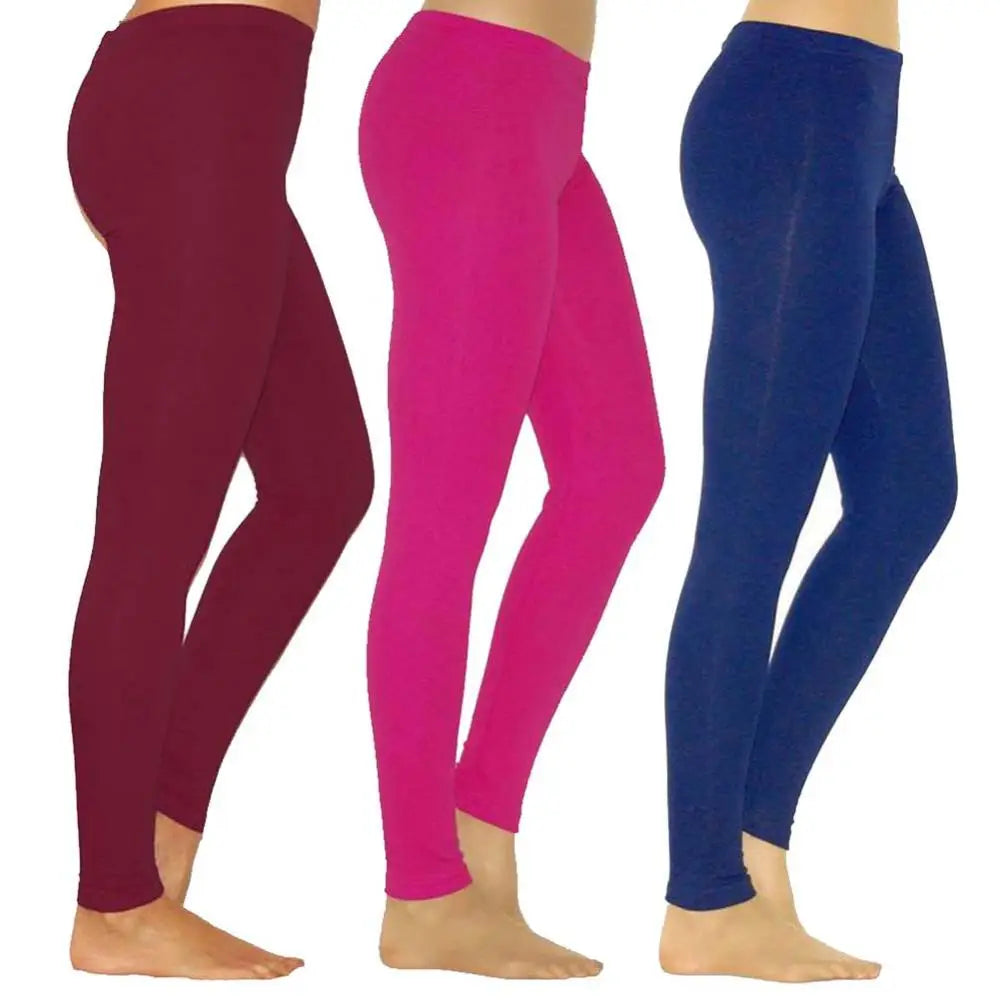 Solid Color Elastic High Waist Slim Leggings Yoga s Leggings Hip Training Pants