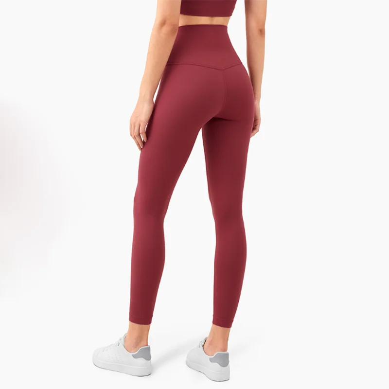 Hot Sale Fitness Female Full Length Leggings 19 Colors Running Pants Comfortable And Formfitting Yoga Pants