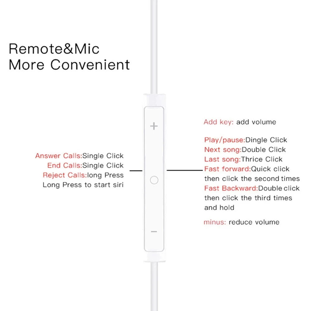 Original For Apple Headphones For iPhone 14 13 12 11 15 Pro Max mini Lightning Earphones XS XR 8 Plus SE Wired Bluetooth Earbud