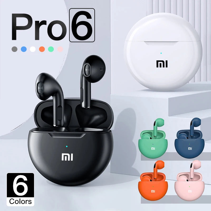 l Air Pro 6 Wireless Bluetooth Earphones Apple iPhone Earbuds