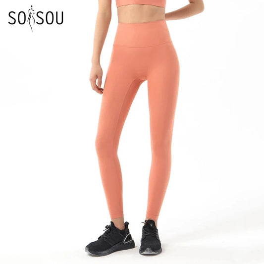 Yoga Pants Gym Leggings High Waist Elastic Breathable