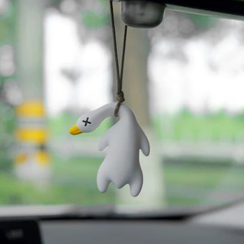 Goose Hanging Ornament Car Rear View Fragrance Decoration Accessories