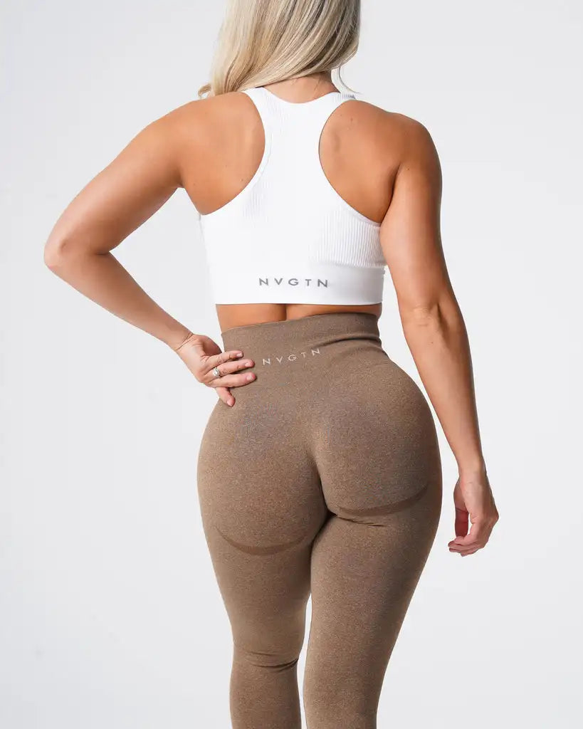 NVGTN Speckled Seamless Spandex Leggings High Waisted Gym Wear
