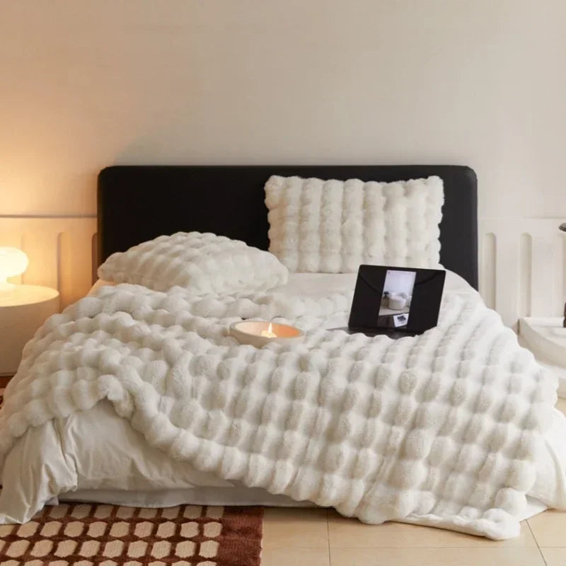 Warm Fur Plush Blanket