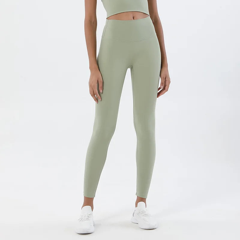 Yoga Pants Gym Leggings High Waist Elastic Breathable