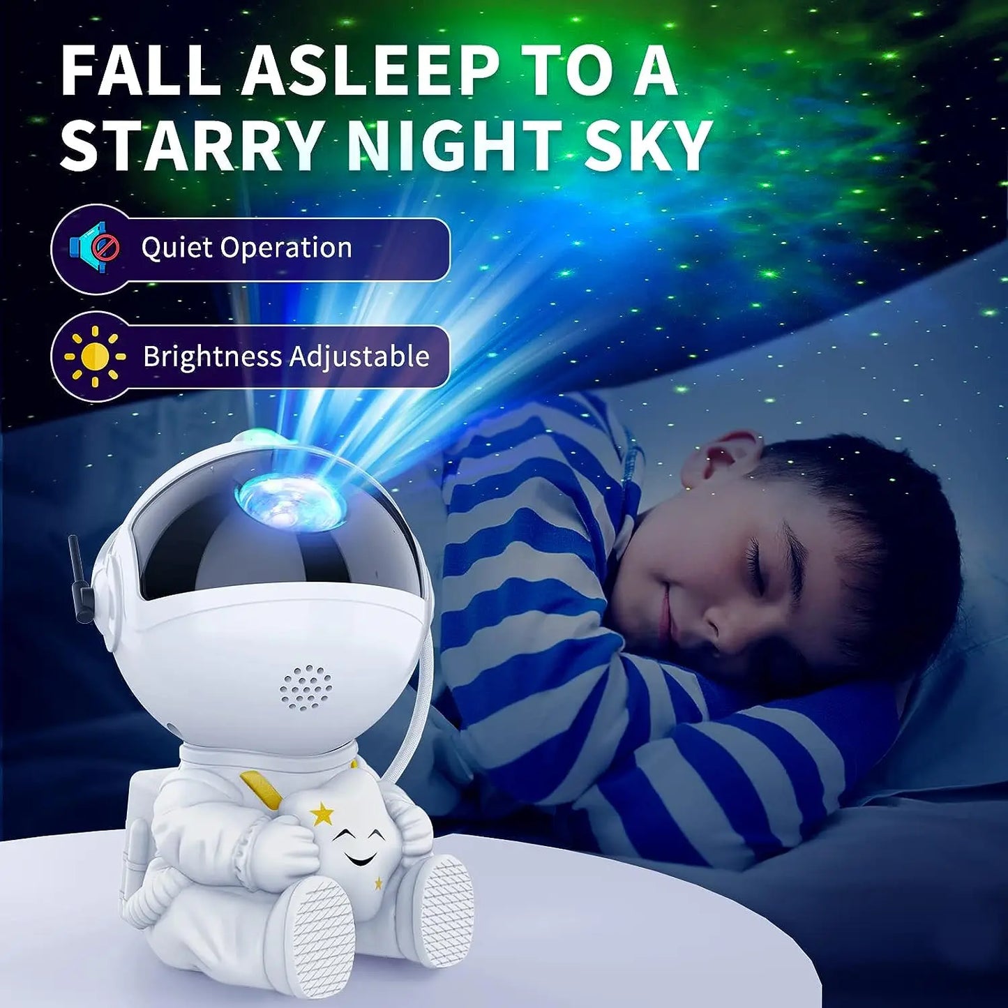 Astronaut Starry Night Light Projector for Bedroom Decor