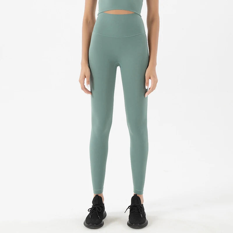 Yoga Pants Gym Leggings High Waist Elastic Breathable