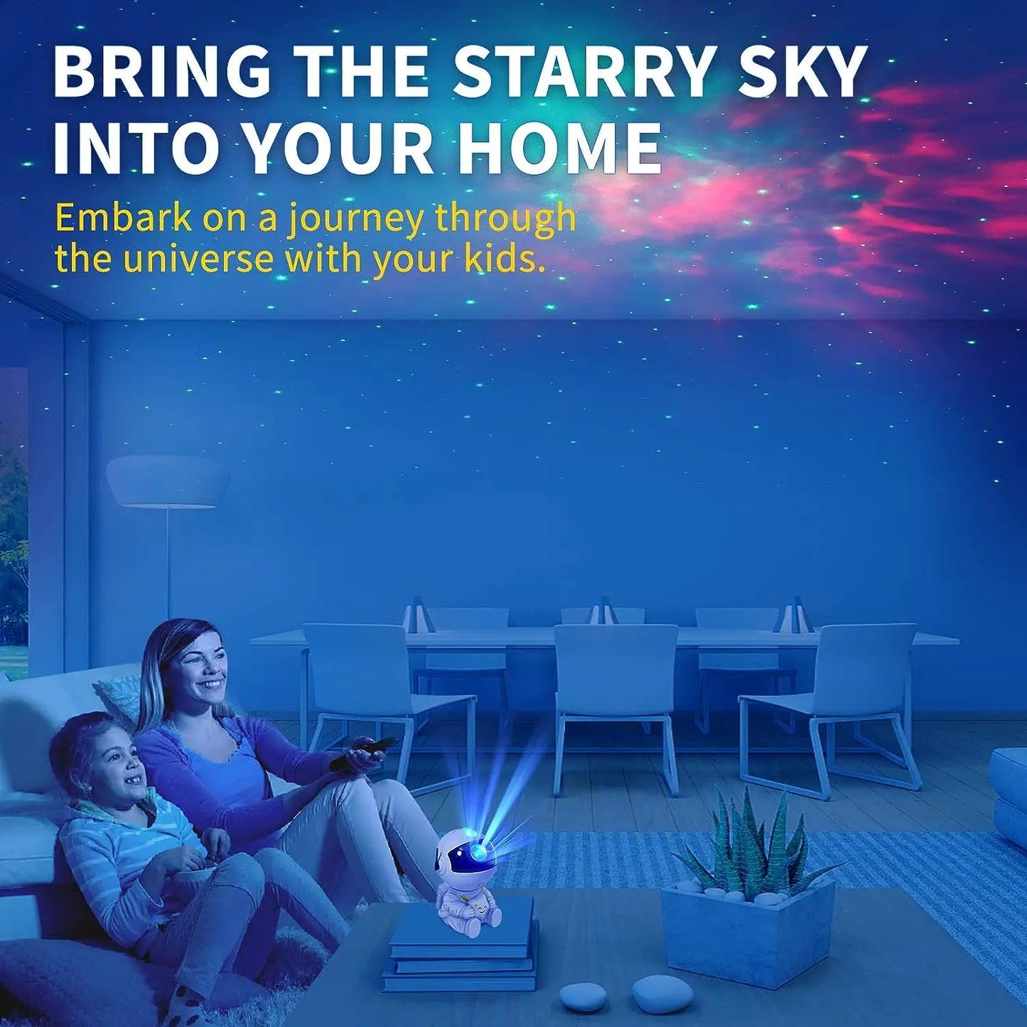 Astronaut Starry Night Light Projector for Bedroom Decor