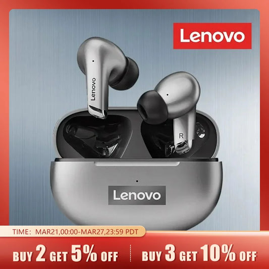 Original Lenovo LP5 Wireless Bluetooth Earbuds Waterproof