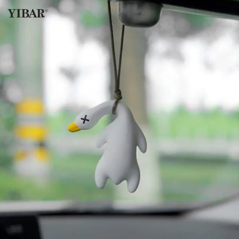 Funny Swing Goose Hanging Ornament Car Rear View