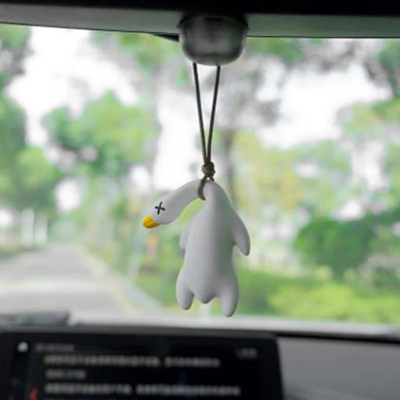 Goose Hanging Ornament Car Rear View Fragrance Decoration Accessories