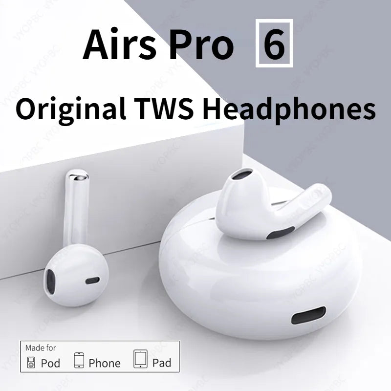 Original Air Pro 6 Wireless Bluetooth Earphone Apple iPhone