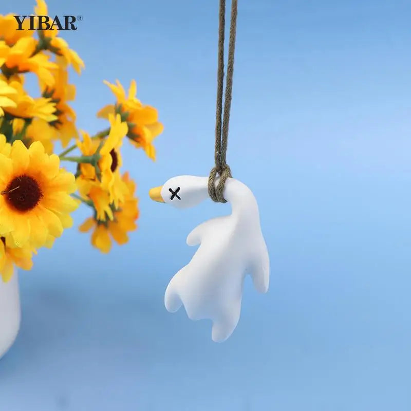 Funny Swing Goose Hanging Ornament Car Rear View