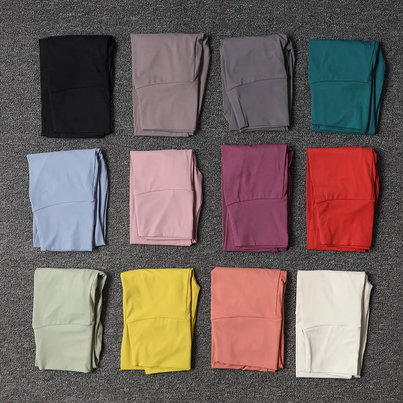 Nylon Gym Yoga Pants Women Leggings For Fitness High Waist Long Pants
