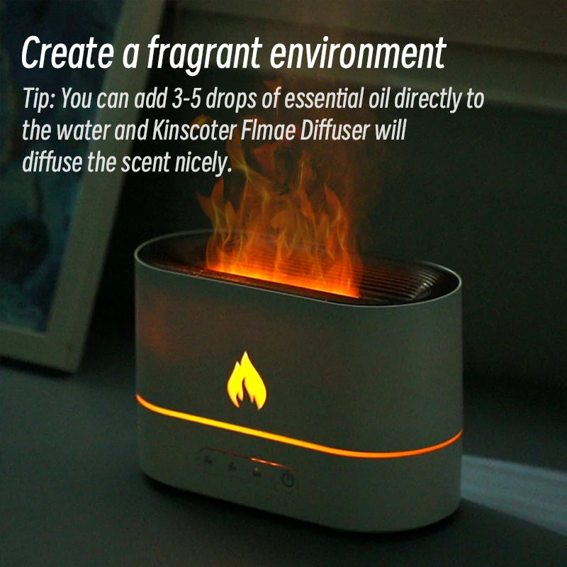 250ml Flame Aroma Diffuser and Humidifier