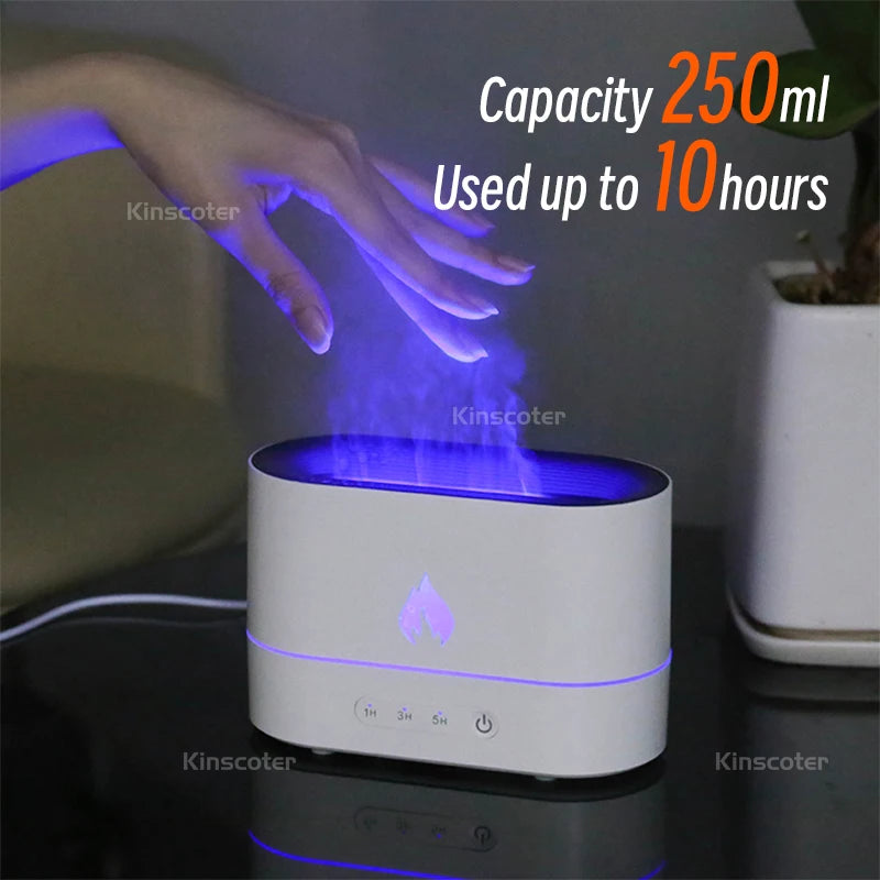 250ml Flame Aroma Diffuser and Humidifier