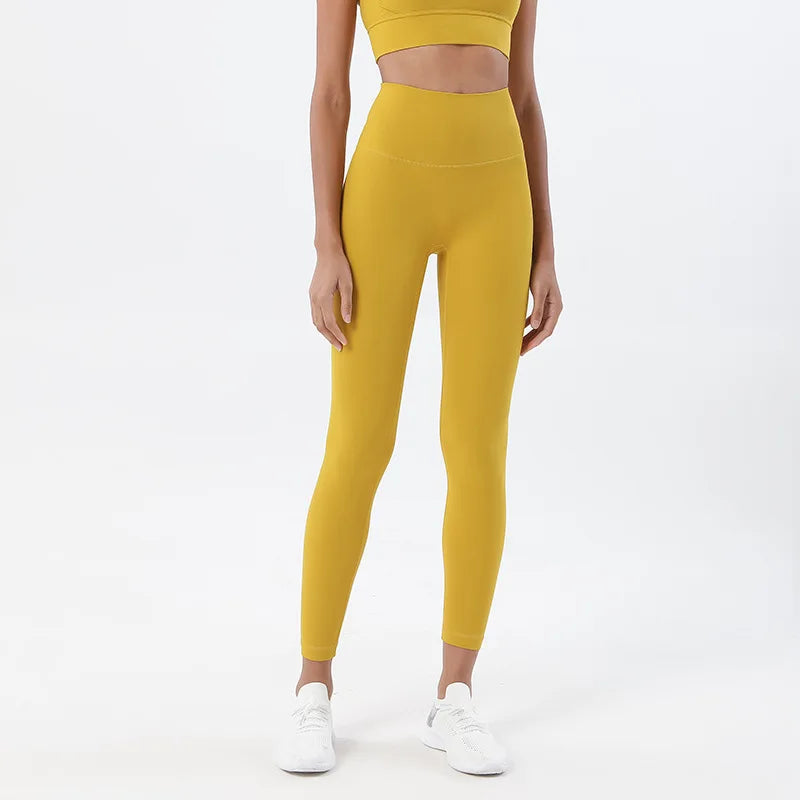 Yoga Pants Gym Leggings High Waist Elastic Breathable
