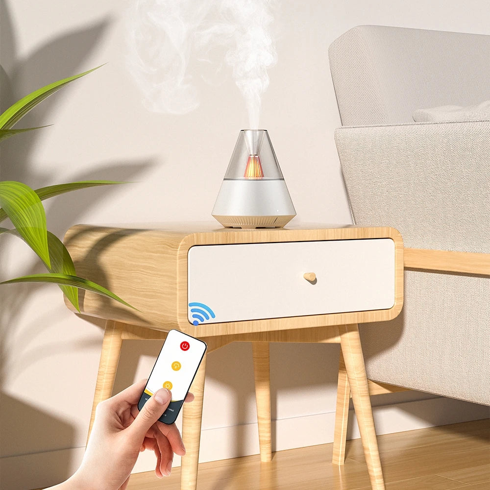 150ML Diffuser Air Humidifier Remote Control Essential Oil Diffuser Night Light