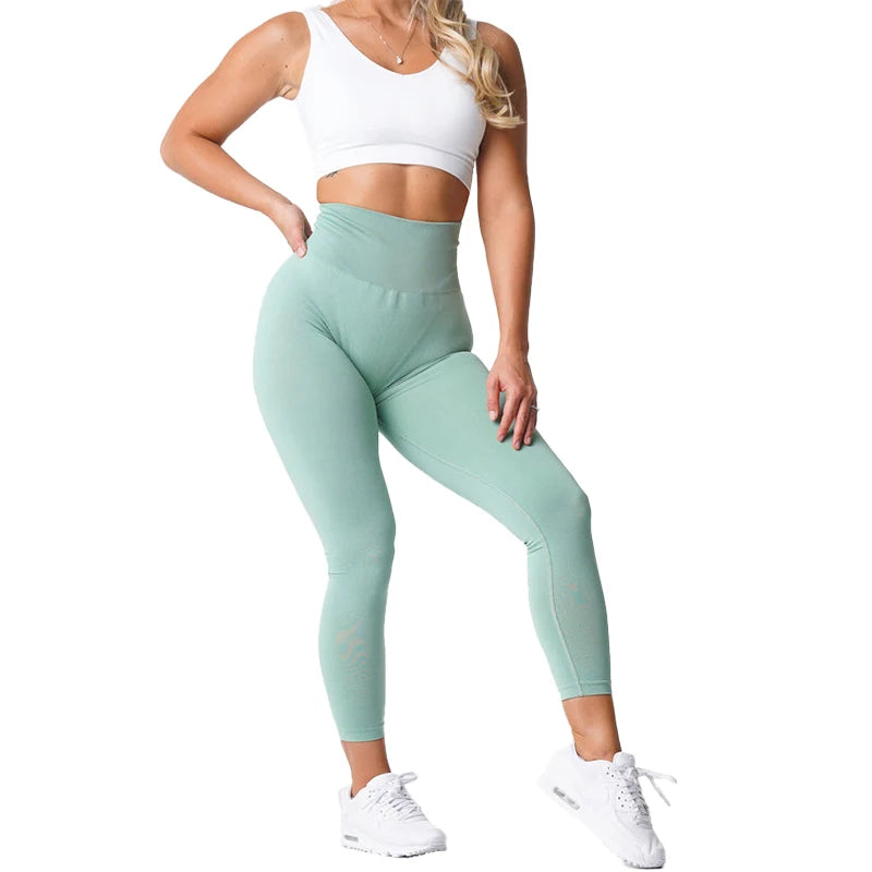 Seamless Leggings Spandex Shorts Woman Fitness Elastic Breathable Hip-lifting