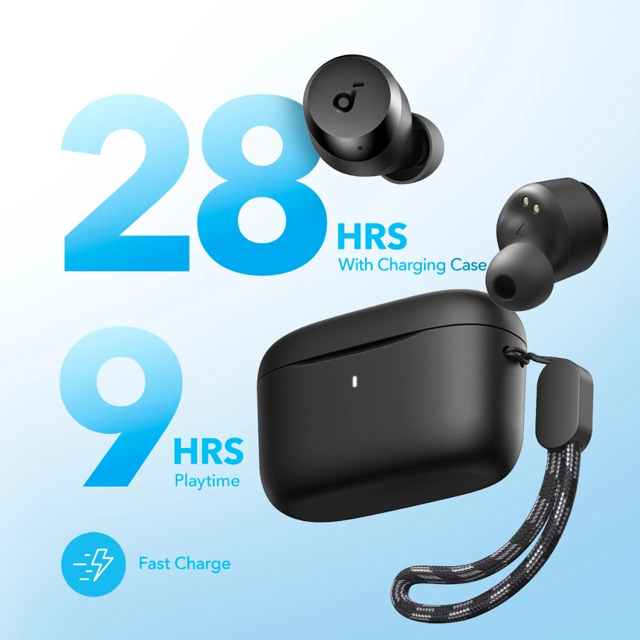 soundcore by Anker True Wireless Earbuds Bluetooth 5.3 Water-Resistant