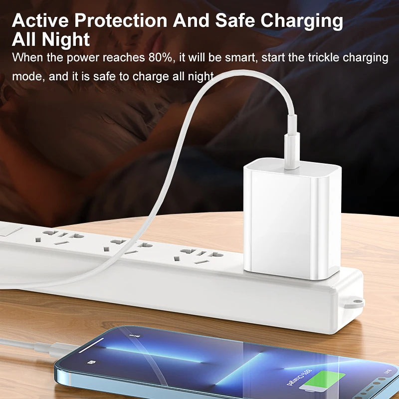 30W 2M Fast Charger For Apple iPhone 14 Pro Max 15 13 12 11 XS XR 8