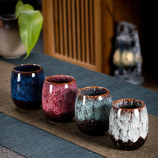 1pcs Kiln Ceramic Tea Cup - Porcelain
