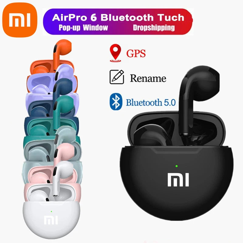 l Air Pro 6 Wireless Bluetooth Earphones Apple iPhone Earbuds