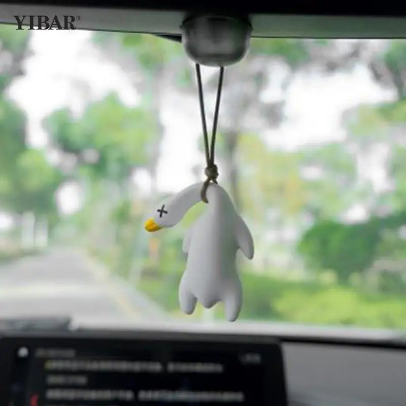 Funny Swing Goose Hanging Ornament Car Rear View