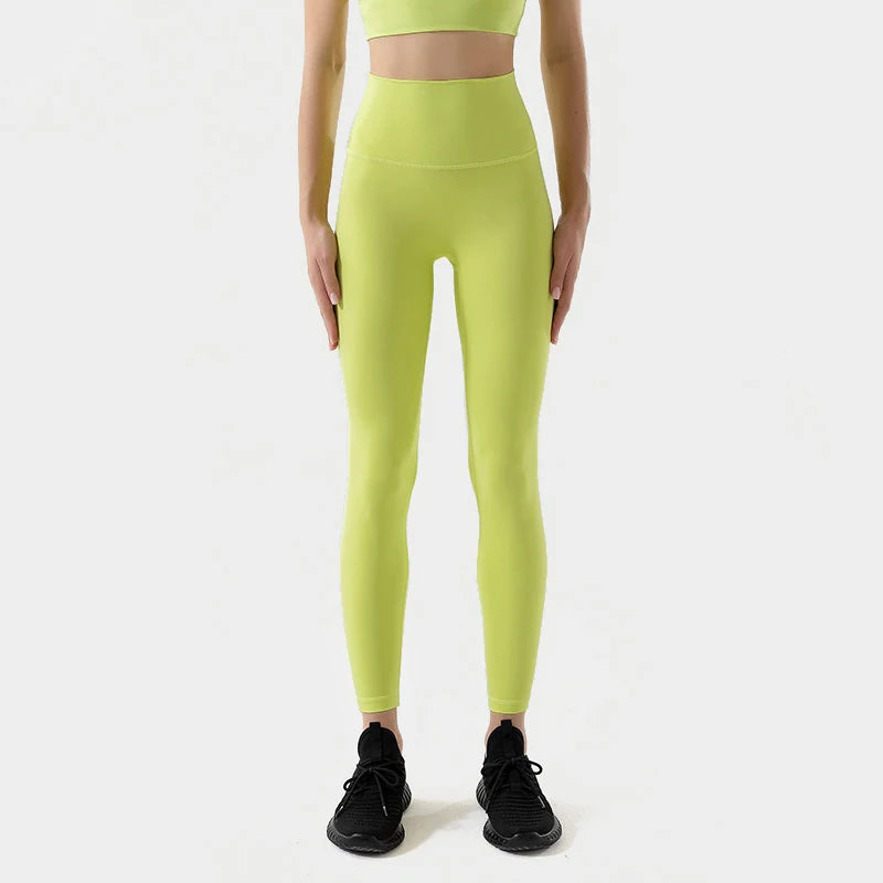 Yoga Pants Gym Leggings High Waist Elastic Breathable