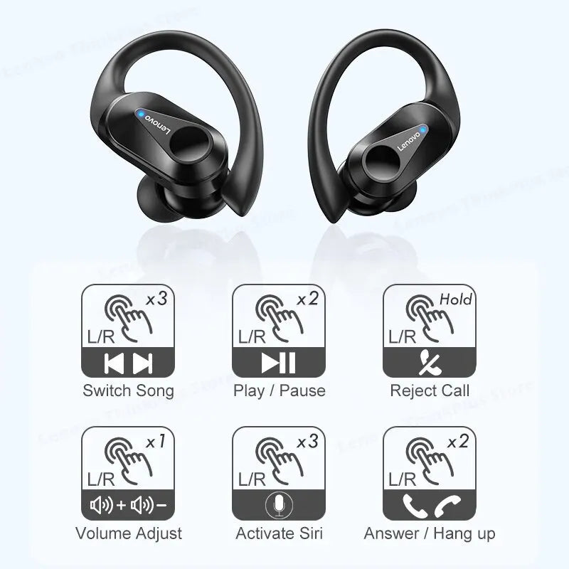 Lenovo LP75 Bluetooth 5.3 Earphones Noise Reduction