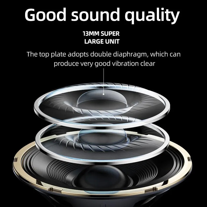 Lenovo Wireless Bluetooth 5.0 Earbuds Bass Touch Control Stereo Noise Reduction