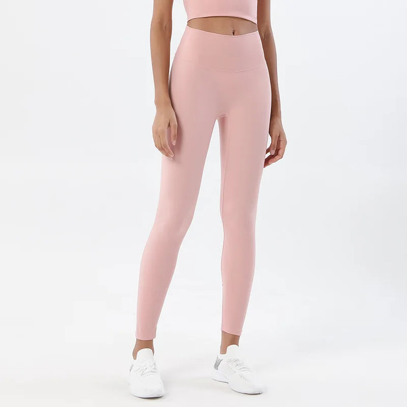 Yoga Pants Gym Leggings High Waist Elastic Breathable
