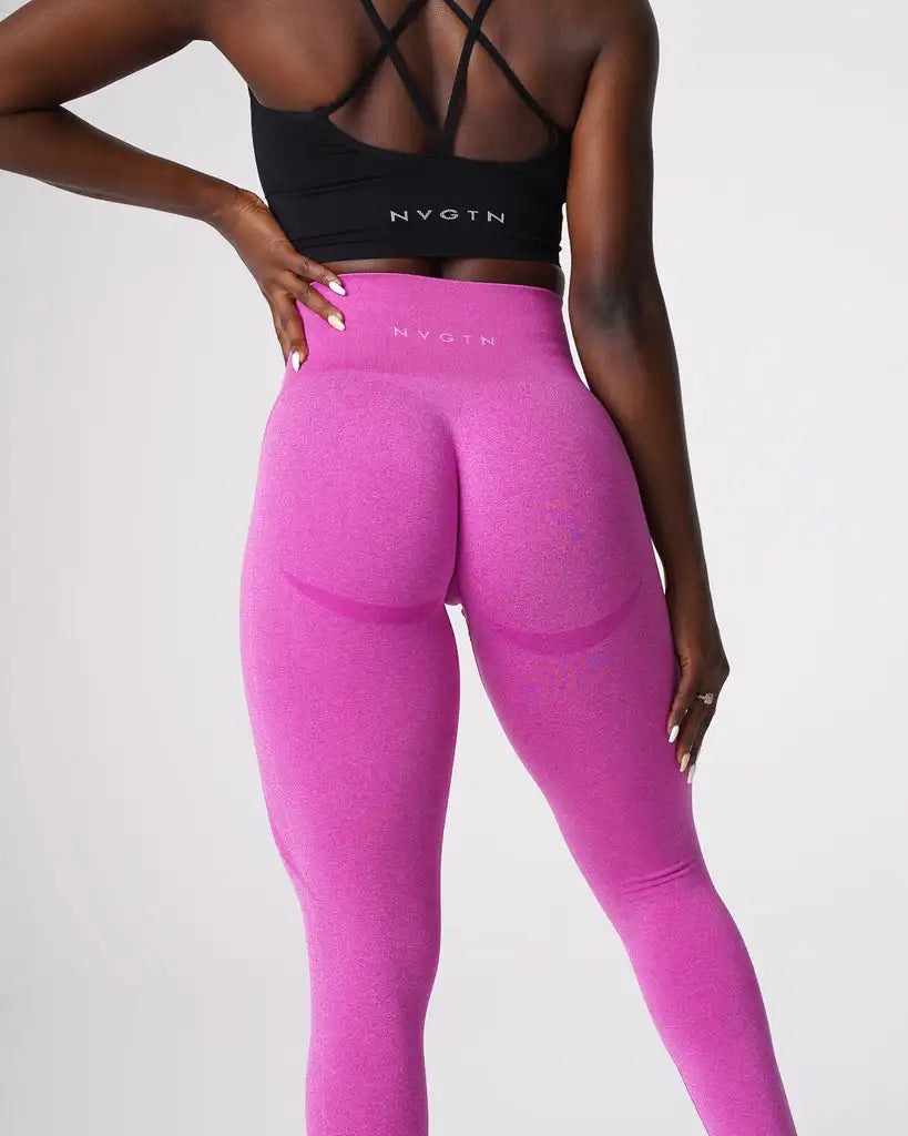 NVGTN Speckled Seamless Spandex Leggings High Waisted Gym Wear