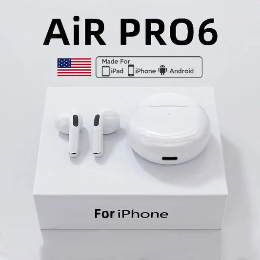 Air Pro 6 Wireless Headphones Bluetooth Earphones Waterproof Earbuds