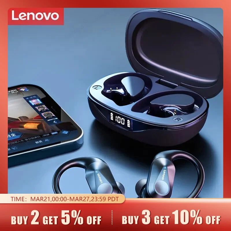 Lenovo LP75 Bluetooth 5.3 Earphones Noise Reduction