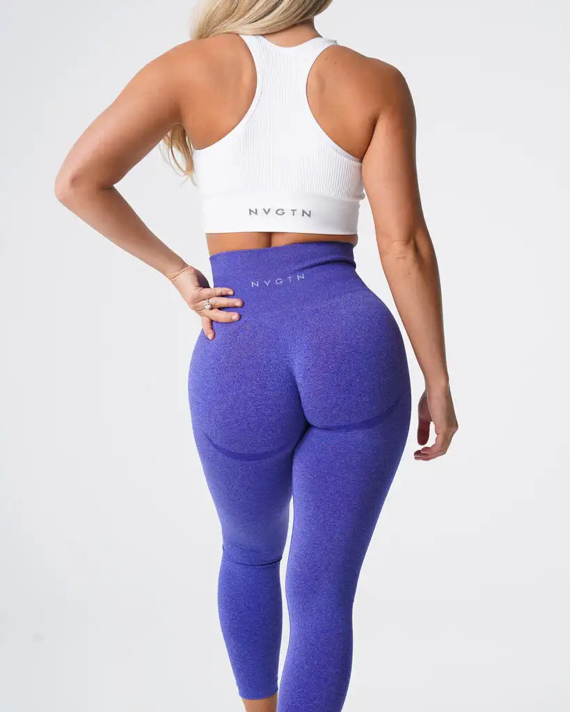 NVGTN Speckled Seamless Spandex Leggings High Waisted Gym Wear