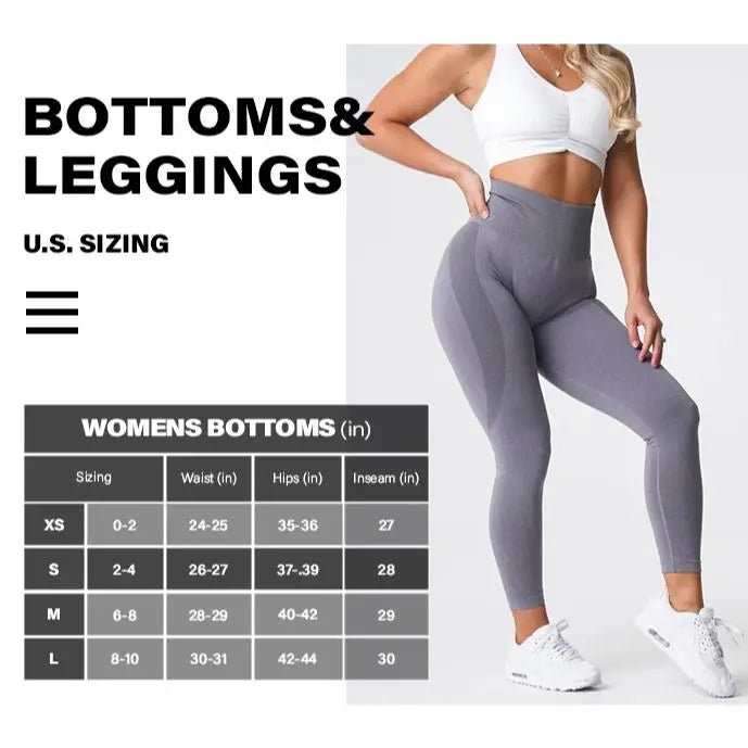 NVGTN Speckled Seamless Spandex Leggings High Waisted Gym Wear