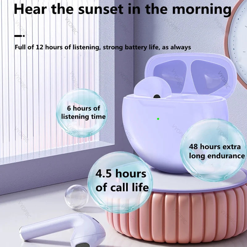 Original Air Pro 6 Wireless Bluetooth Earphone Apple iPhone