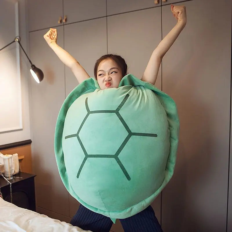 Large Wearable Turtle Shell Plush Blanket