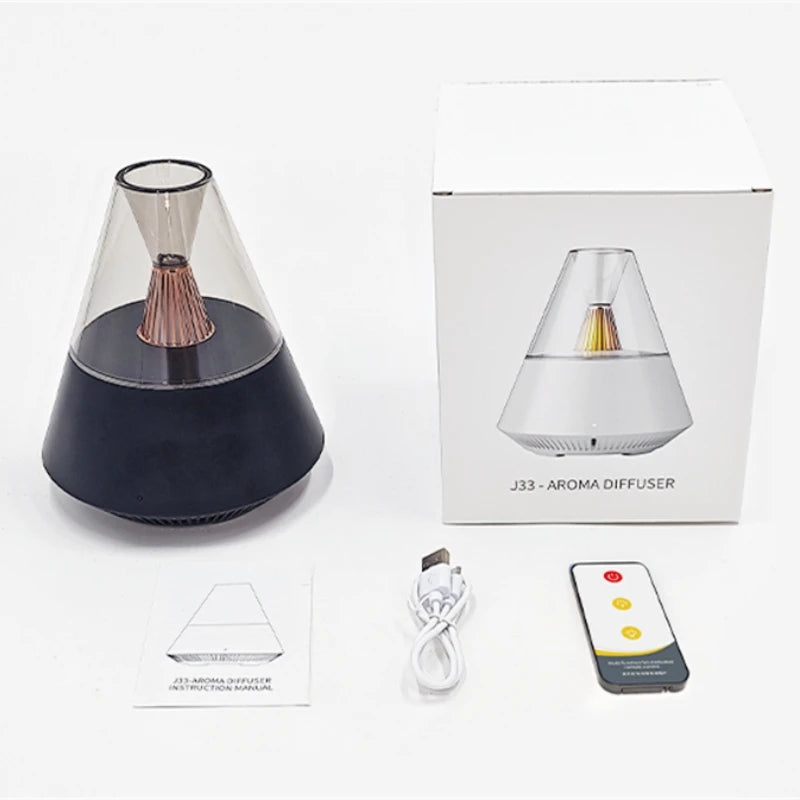 150ML Diffuser Air Humidifier Remote Control Essential Oil Diffuser Night Light