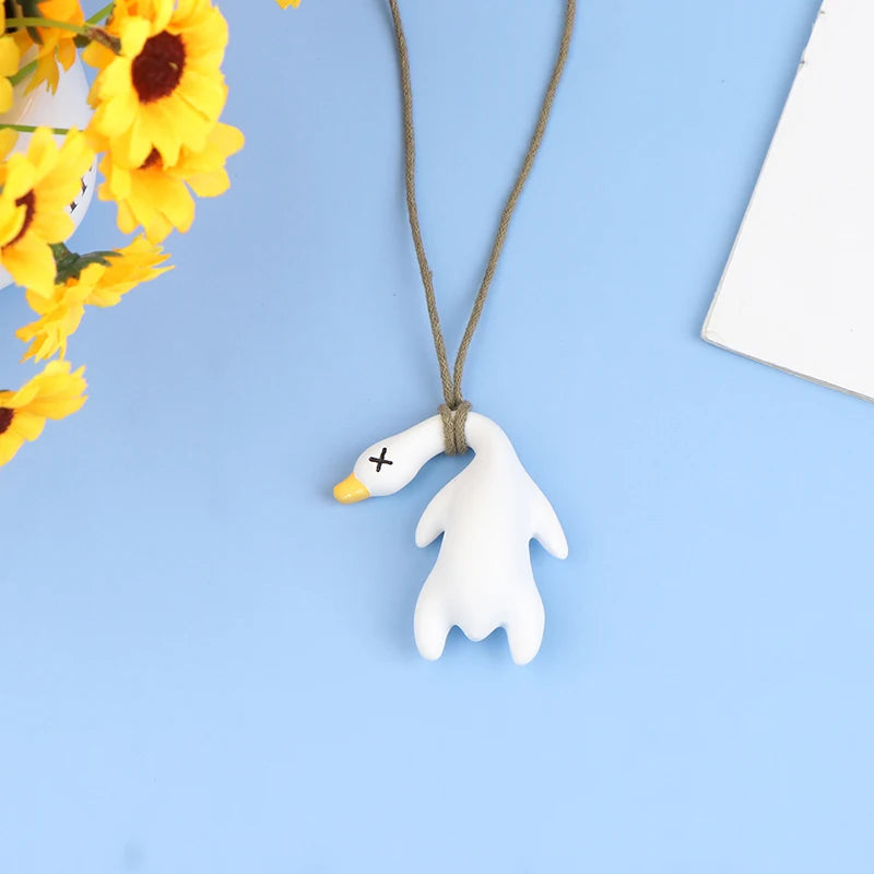 Goose Hanging Ornament Car Rear View Fragrance Decoration Accessories