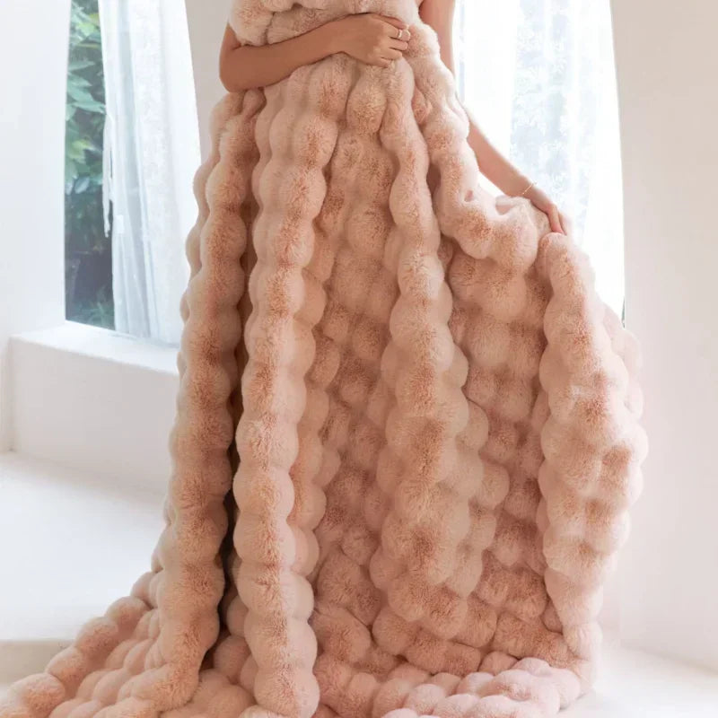 Warm Fur Plush Blanket